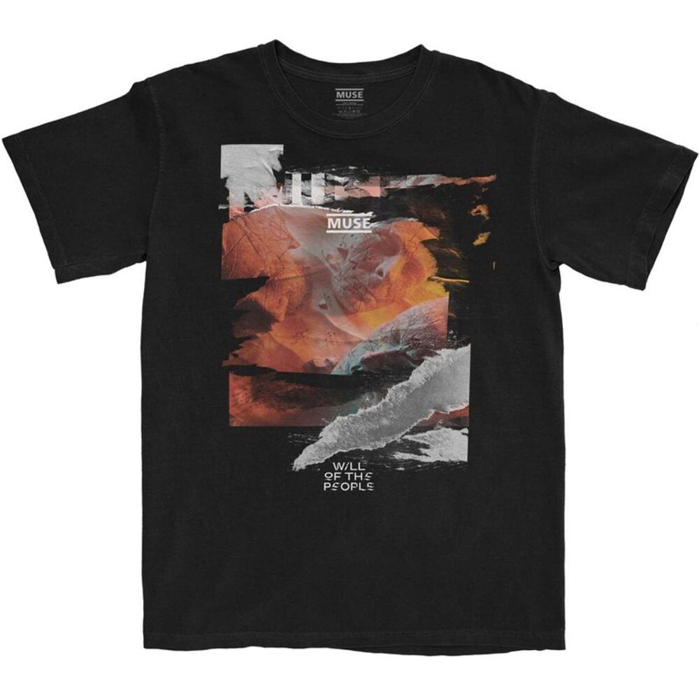 Muse Unisex Adult Will Of The People Cotton T-Shirt / Black